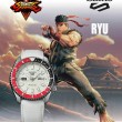 Seiko 5 Sports Street Fighter SRPF19K1 Ryu Unshakeable Fist White Nylon-Leather Strp LIMITED EDITION